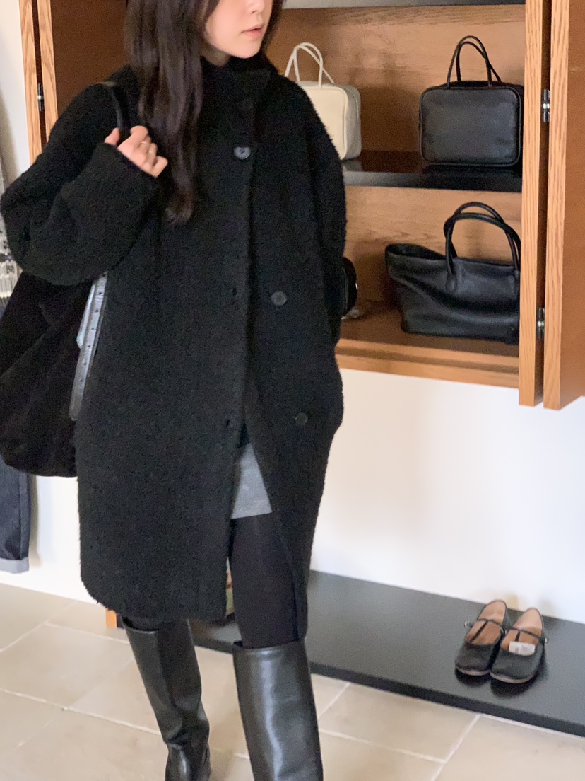 BAKING POWDER東大門㊣直郵女士新款時尚推薦人氣中長款大衣BAKING POWDER中長款大衣