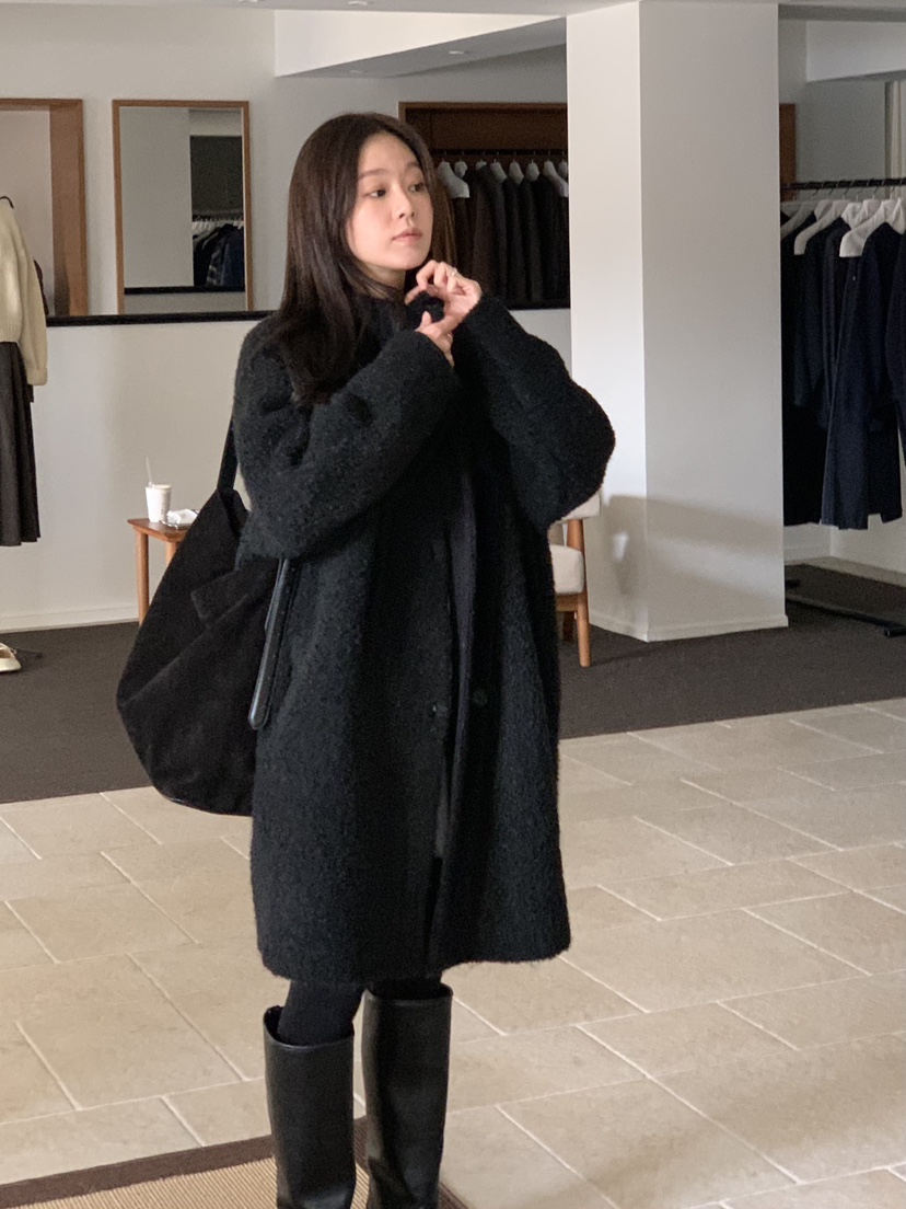 BAKING POWDER東大門㊣直郵女士新款時尚推薦人氣中長款大衣BAKING POWDER中長款大衣