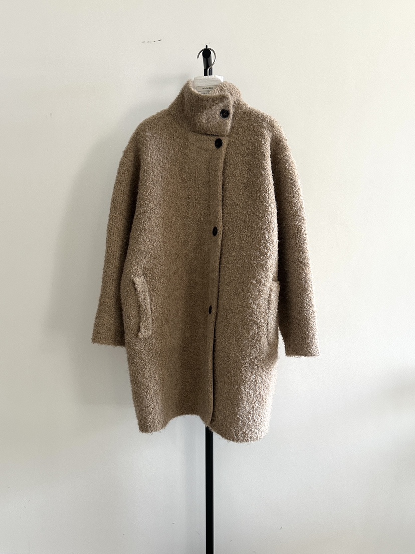 BAKING POWDER東大門㊣直郵女士新款時尚推薦人氣中長款大衣BAKING POWDER中長款大衣圖色1