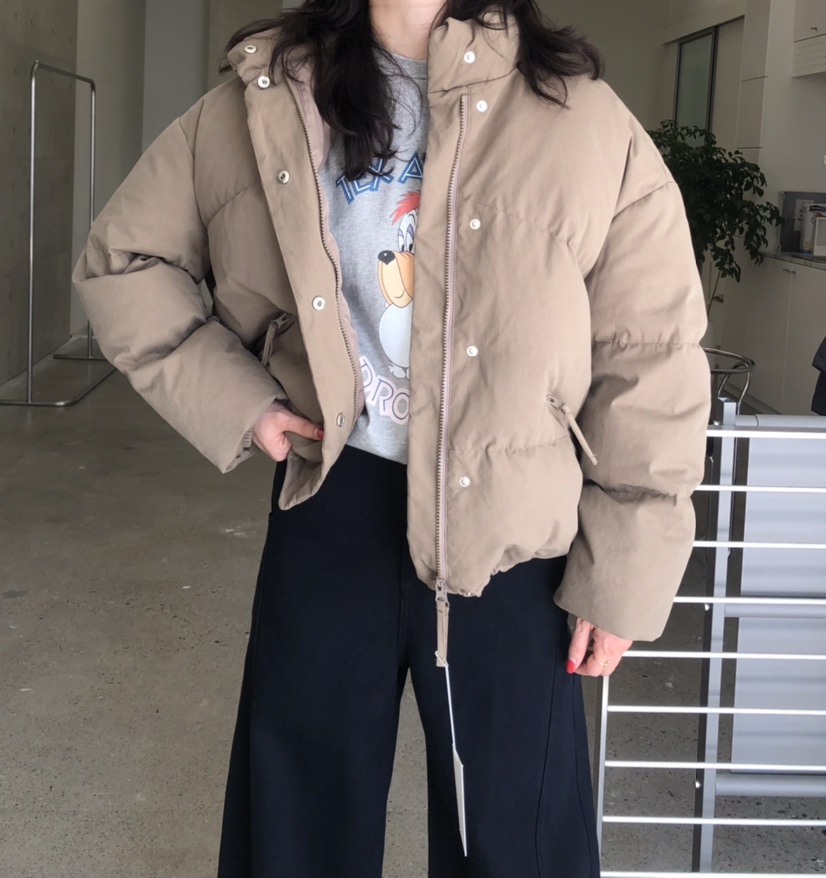 GLAD SOME東大門㊣實拍女士新款真品25秋冬職業短款棉服填充GLAD SOME短款棉服