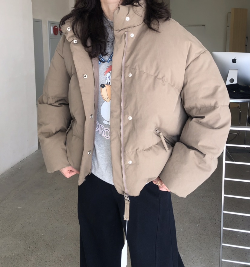 GLAD SOME東大門㊣實拍女士新款真品25秋冬職業短款棉服填充GLAD SOME短款棉服