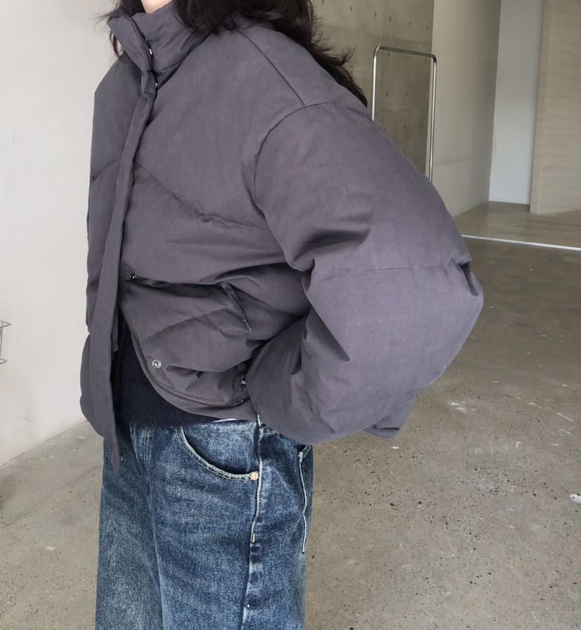 GLAD SOME東大門㊣實拍女士新款真品25秋冬職業短款棉服填充GLAD SOME短款棉服