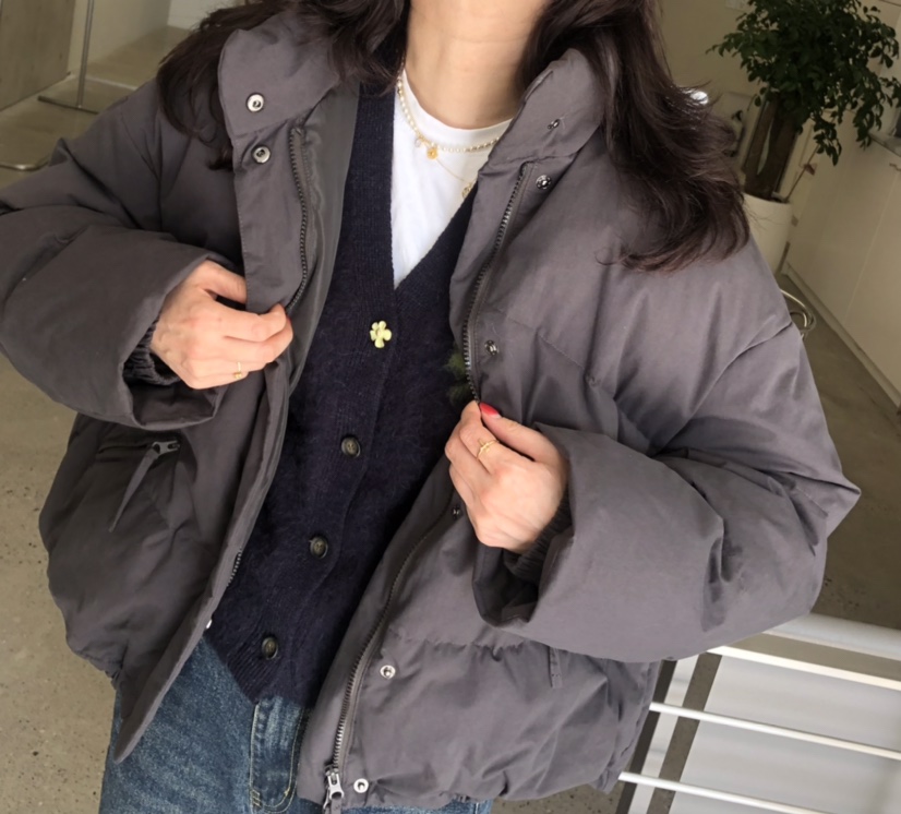 GLAD SOME東大門㊣實拍女士新款真品25秋冬職業短款棉服填充GLAD SOME短款棉服