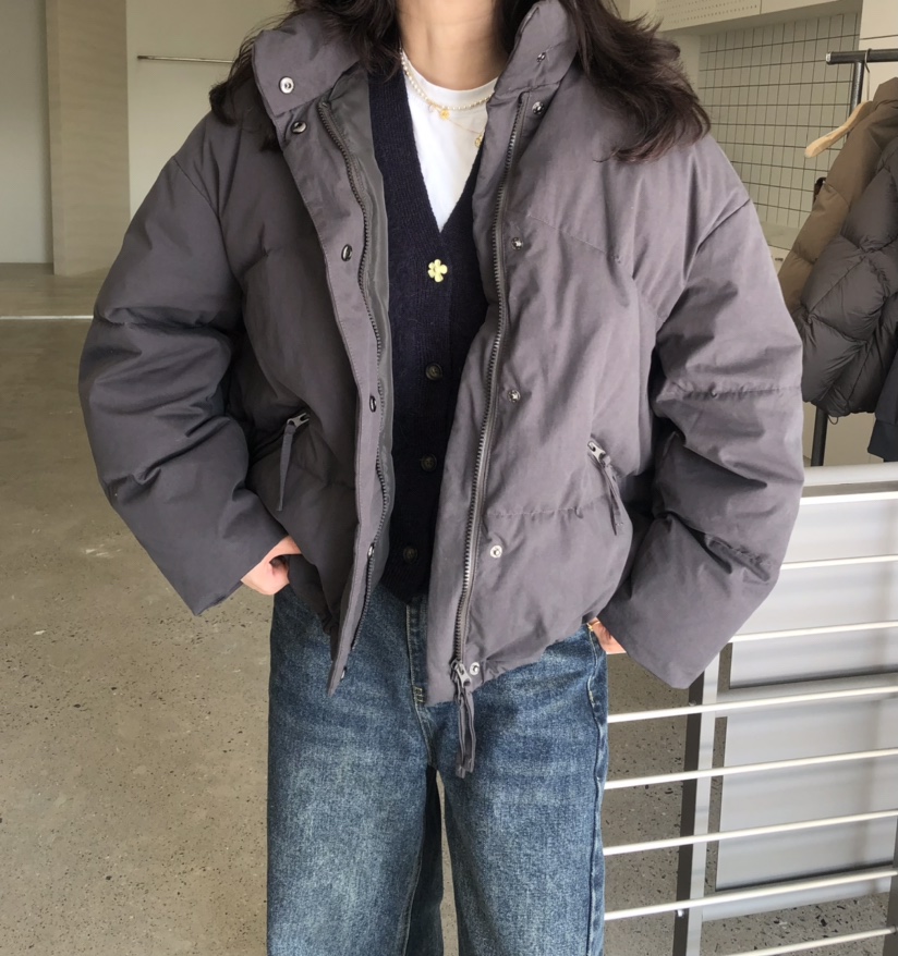 GLAD SOME東大門㊣實拍女士新款真品25秋冬職業短款棉服填充GLAD SOME短款棉服