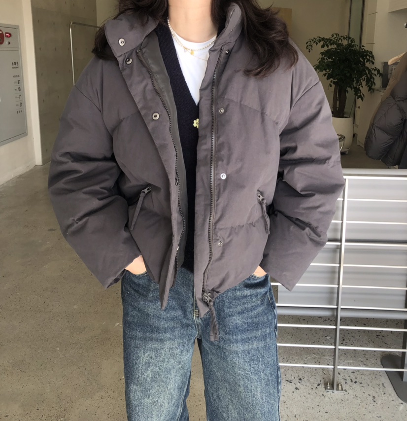 GLAD SOME東大門㊣實拍女士新款真品25秋冬職業短款棉服填充GLAD SOME短款棉服