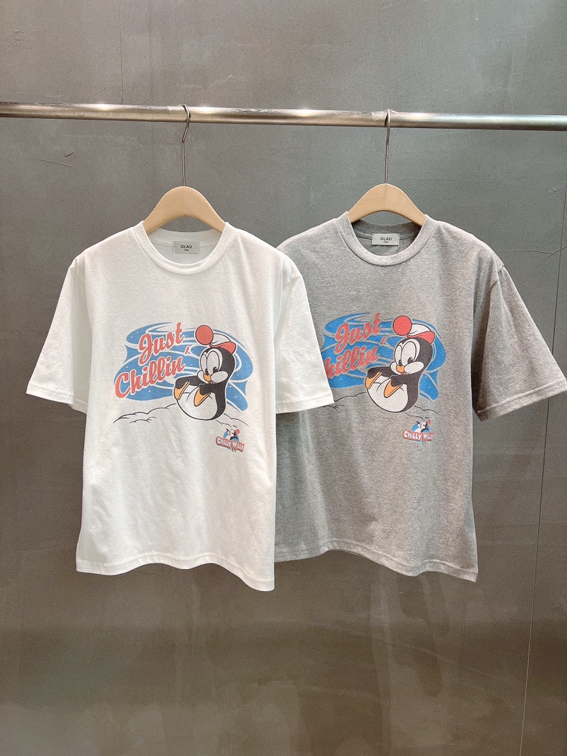 GLAD SOME東大門㊣直郵女裝新款職業25秋冬推薦時尚休閑T恤鵝GLAD SOMET恤