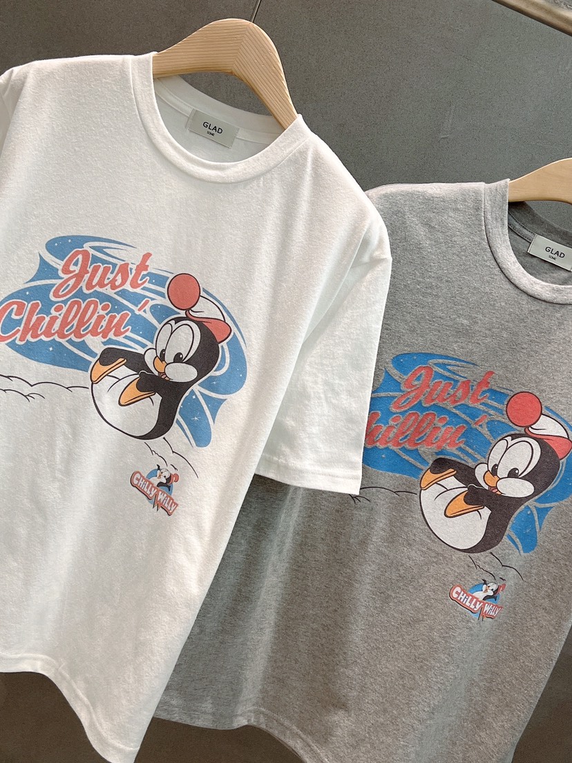 GLAD SOME東大門㊣直郵女裝新款職業25秋冬推薦時尚休閑T恤鵝GLAD SOMET恤