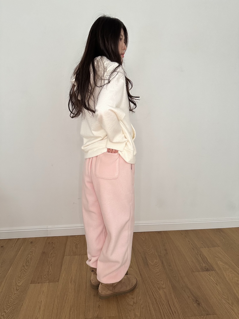 ERUME韓國直郵㊣女士新款25秋冬熱賣真品職業休閑褲小飛象毛絨ERUME休閑褲