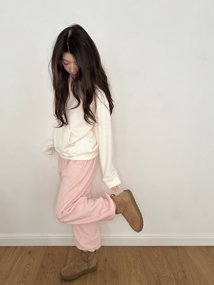 ERUME韓國直郵㊣女士新款25秋冬熱賣真品職業休閑褲小飛象毛絨ERUME休閑褲