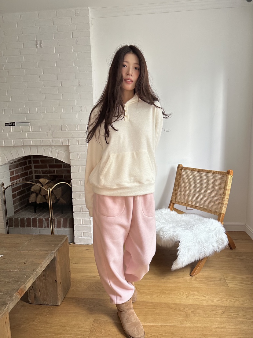 ERUME韓國直郵㊣女士新款25秋冬熱賣真品職業休閑褲小飛象毛絨ERUME休閑褲