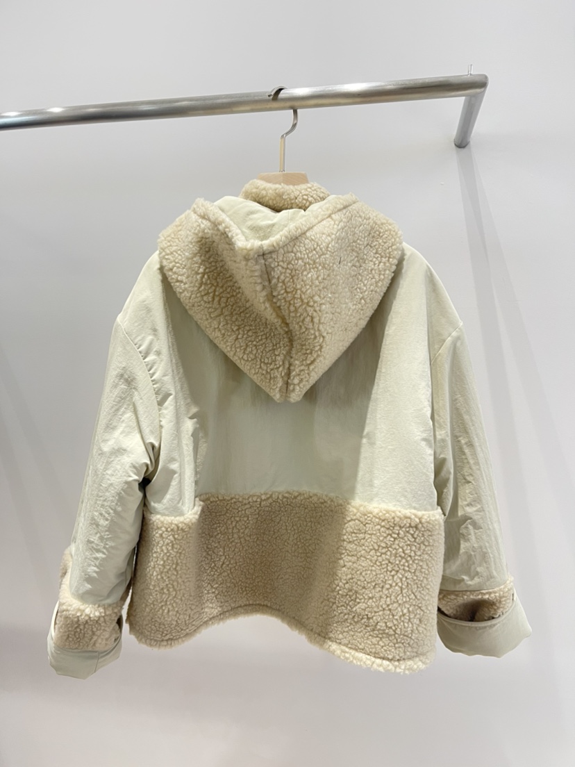 A P-STUDIO東大門㊣代購女裝新款人氣夾克帽子可拆卸雙面A P-STUDIO夾克