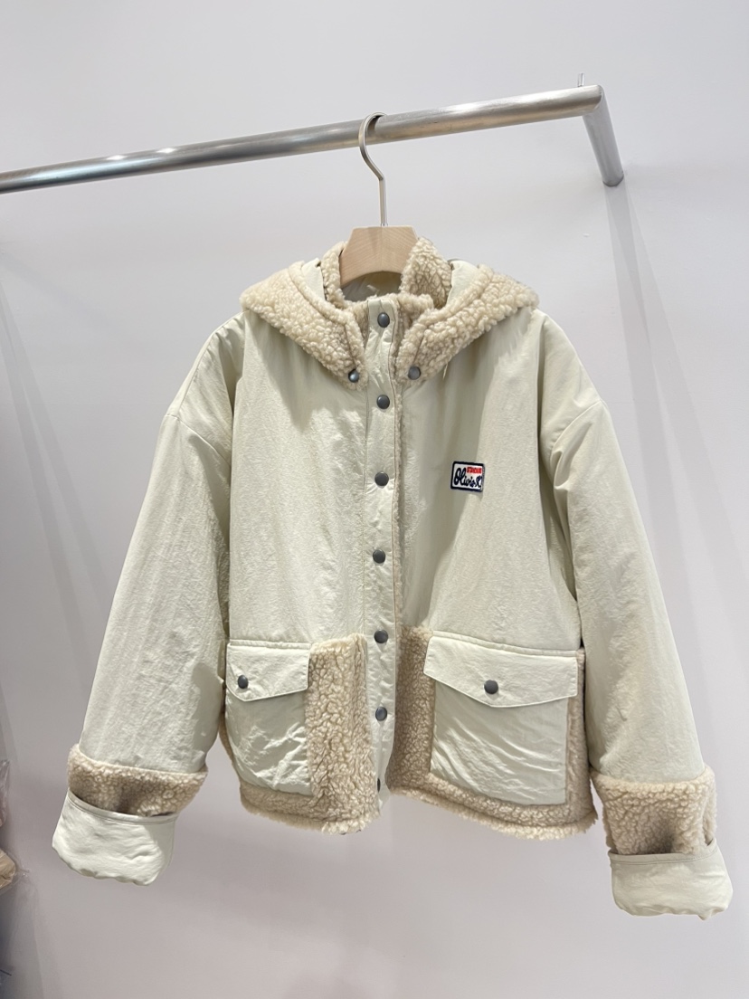 A P-STUDIO東大門㊣代購女裝新款人氣夾克帽子可拆卸雙面A P-STUDIO夾克