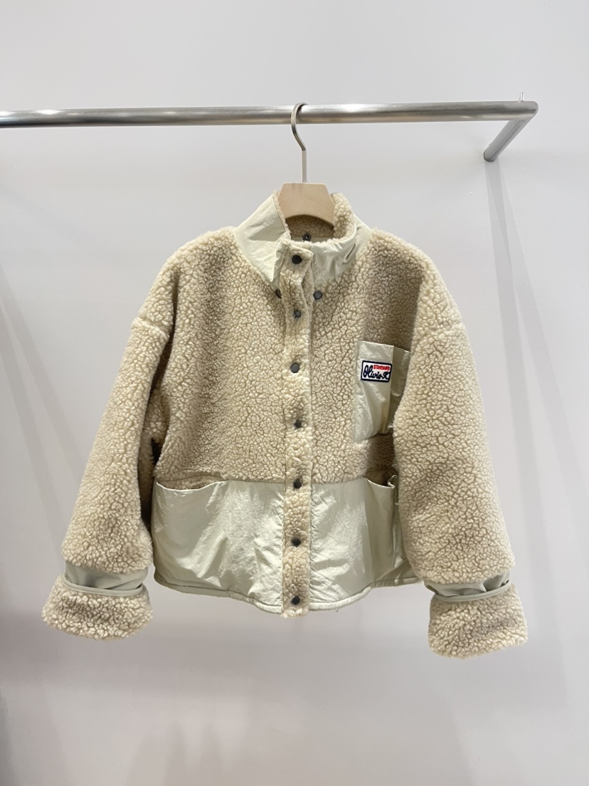 A P-STUDIO東大門㊣代購女裝新款人氣夾克帽子可拆卸雙面A P-STUDIO夾克圖色1