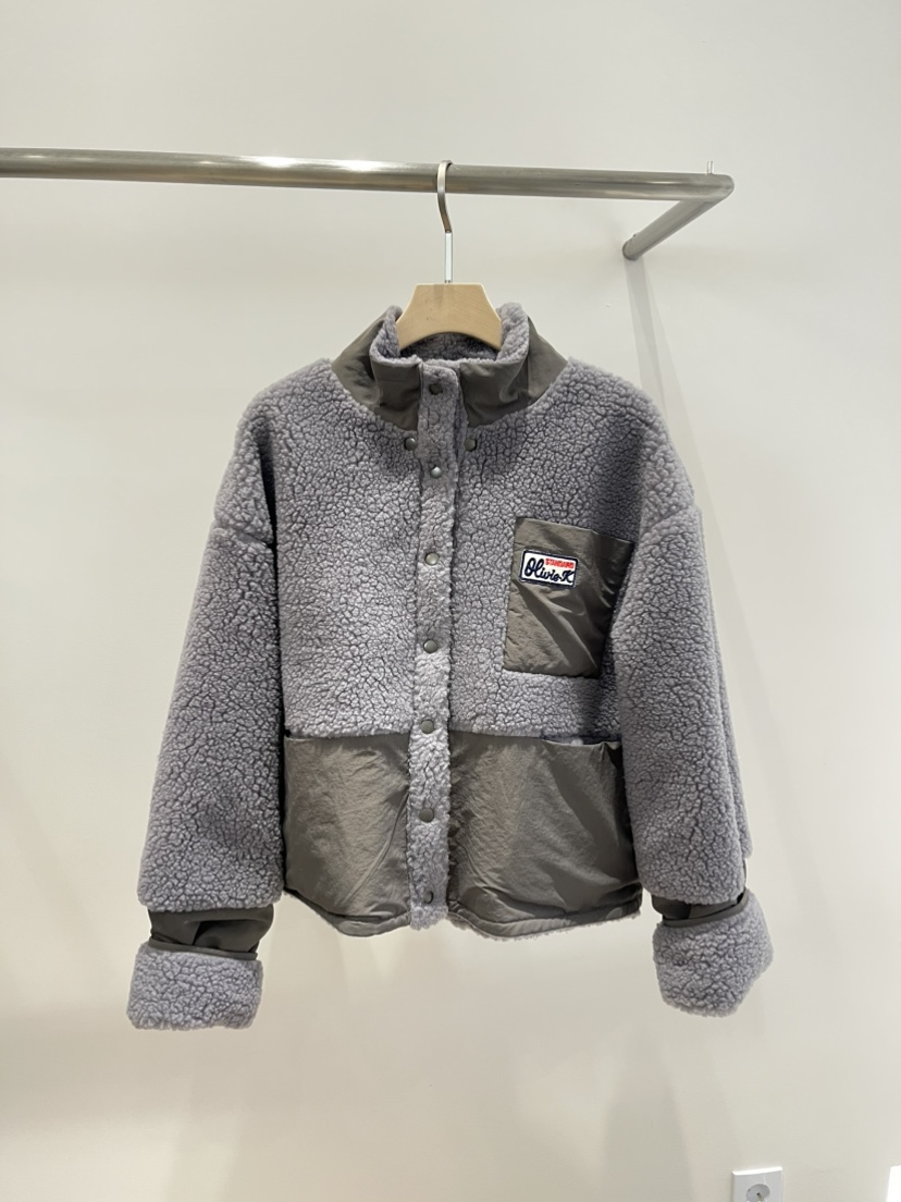 A P-STUDIO東大門㊣代購女裝新款人氣夾克帽子可拆卸雙面A P-STUDIO夾克圖色2