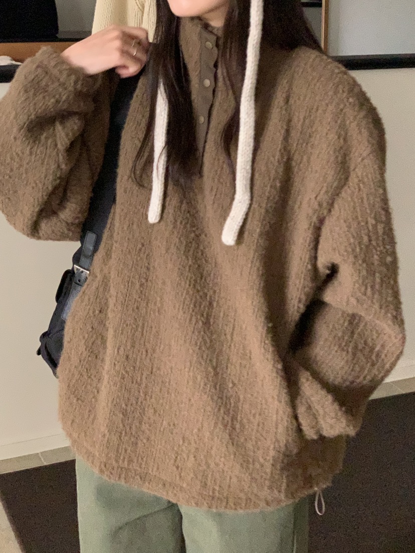 BAKING POWDER東大門㊣實拍女士新品真品25秋冬休閑衛衣拉鏈BAKING POWDER衛衣