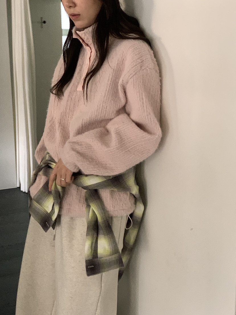 BAKING POWDER東大門㊣實拍女士新品真品25秋冬休閑衛衣拉鏈BAKING POWDER衛衣