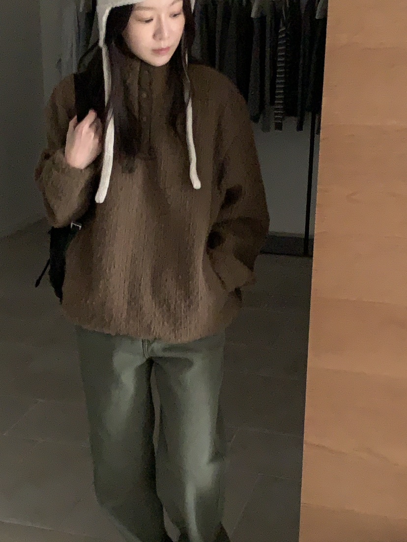 BAKING POWDER東大門㊣實拍女士新品真品25秋冬休閑衛衣拉鏈BAKING POWDER衛衣