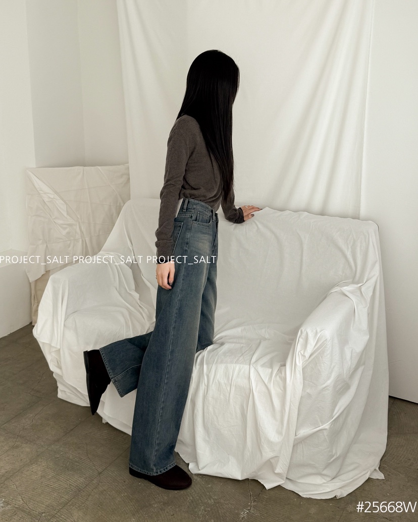 PROJECT SALT東大門㊣代購女裝新品人氣牛仔褲PROJECTSALT牛仔褲