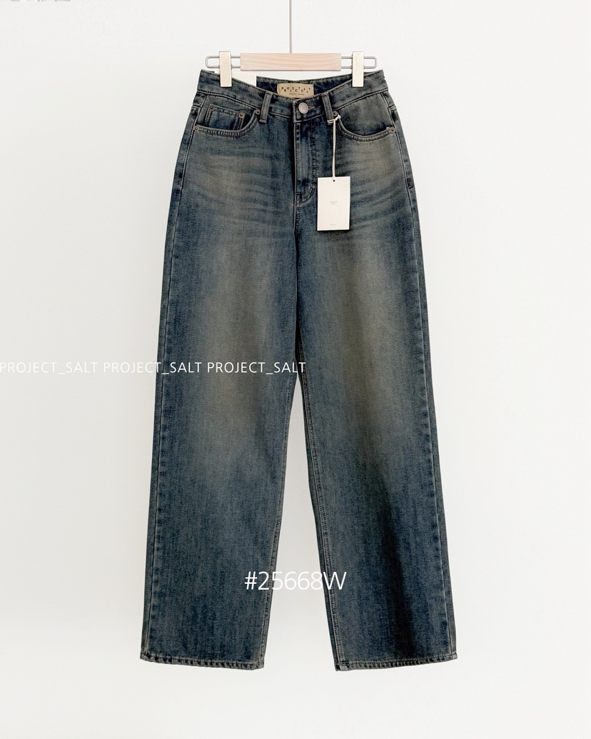 PROJECT SALT東大門㊣代購女裝新品人氣牛仔褲PROJECTSALT牛仔褲圖色1