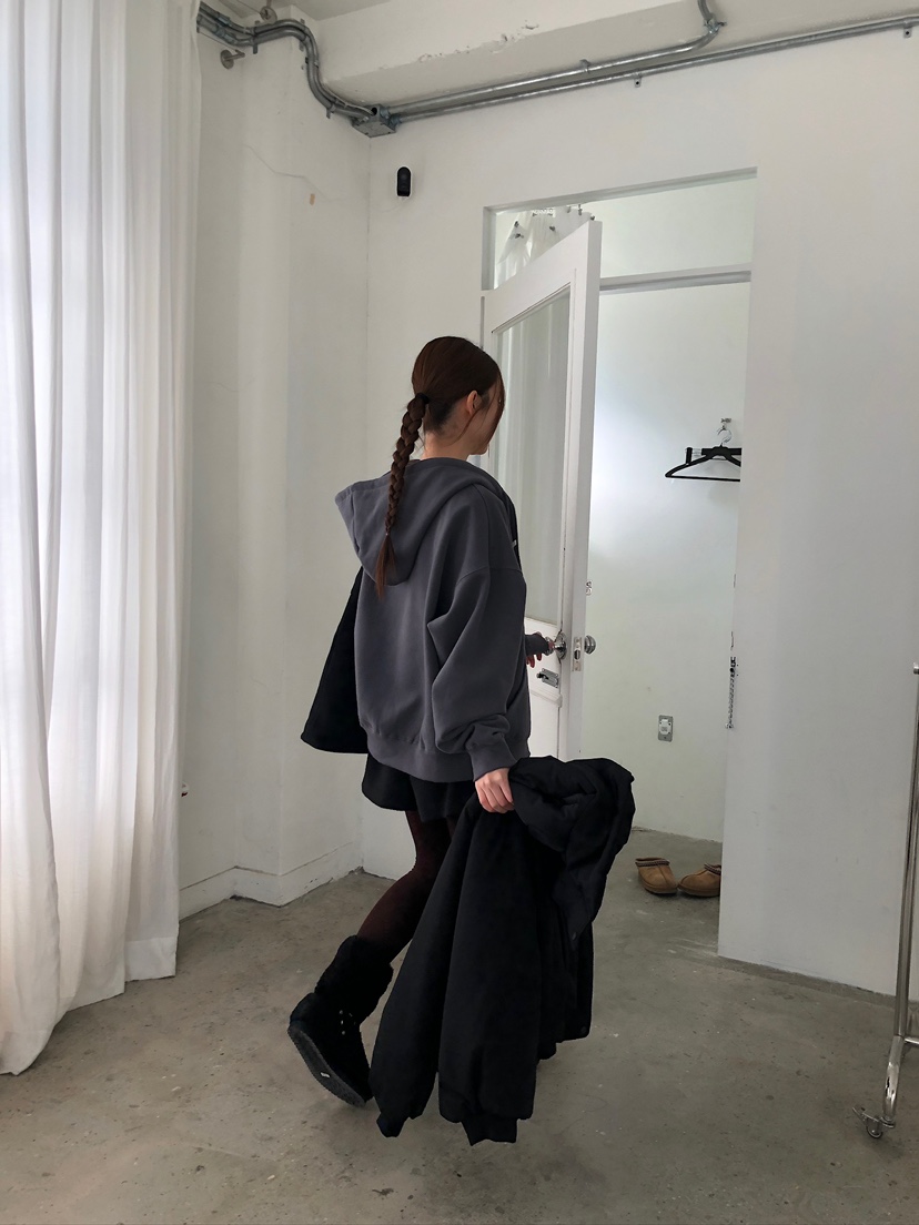 UNBOUND韓國代購㊣女裝新款25秋冬休閑真品熱賣時尚夾克拉鏈UNBOUND夾克