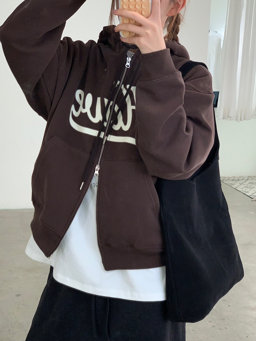 UNBOUND韓國代購㊣女裝新款25秋冬休閑真品熱賣時尚夾克拉鏈UNBOUND夾克