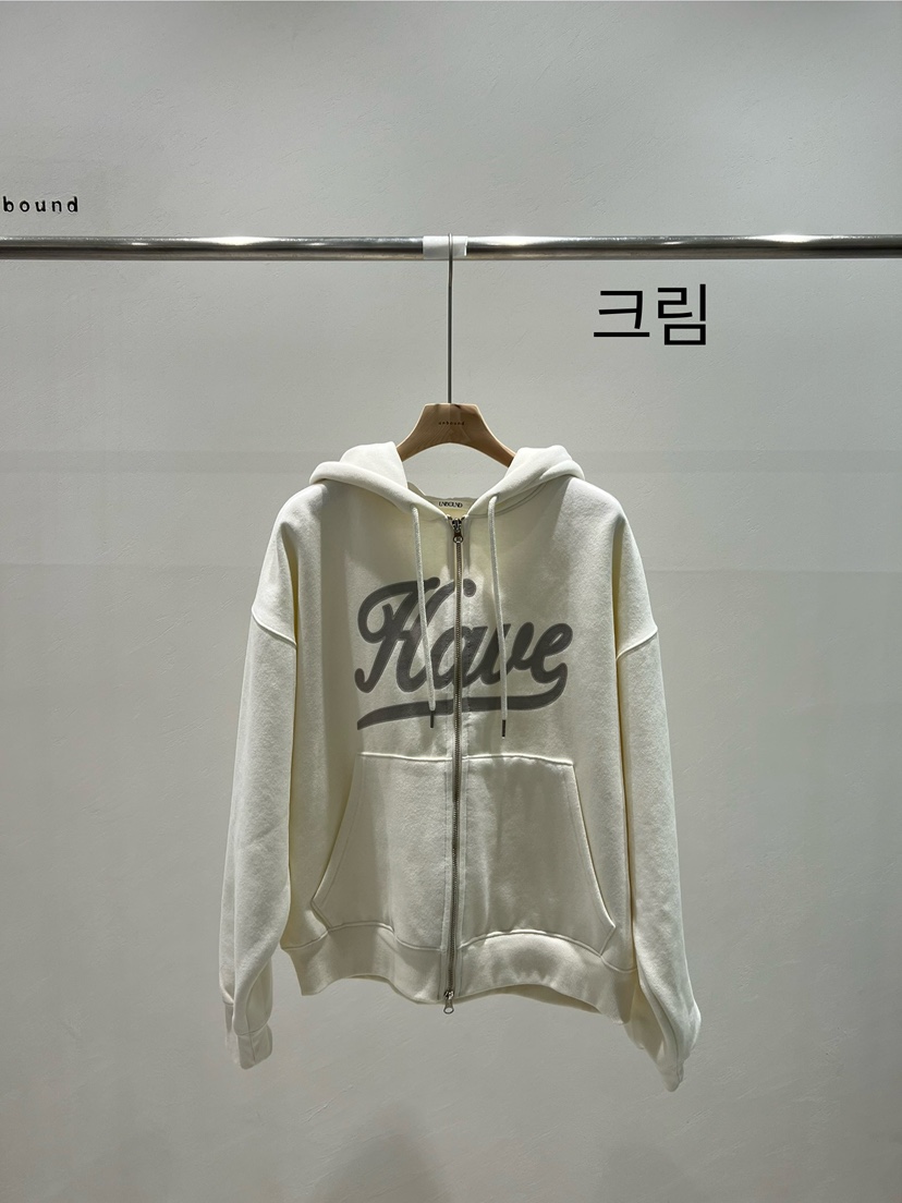 UNBOUND韓國代購㊣女裝新款25秋冬休閑真品熱賣時尚夾克拉鏈UNBOUND夾克圖色2