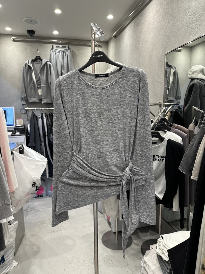 CELEBRITY-A韓國直郵㊣女士新款真品25秋冬人氣熱賣長袖T恤CELEBRITY-A長袖T恤圖色3