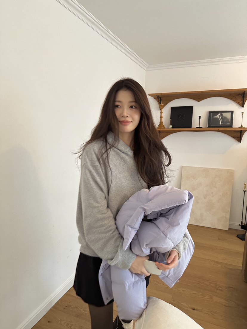 ERUME東大門㊣代購女士新款休閑時尚人氣真品熱賣衛衣抓絨連帽ERUME衛衣