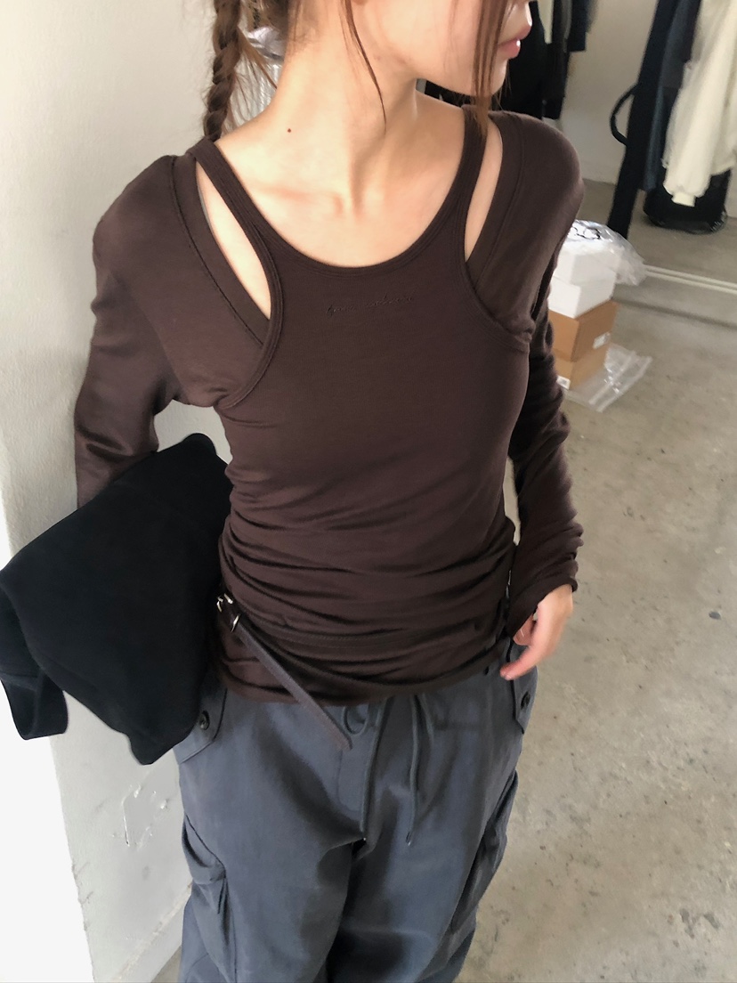 UNBOUND東大門㊣實拍女裝新款推薦熱賣真品25秋冬職業吊帶背心UNBOUND吊帶/背心