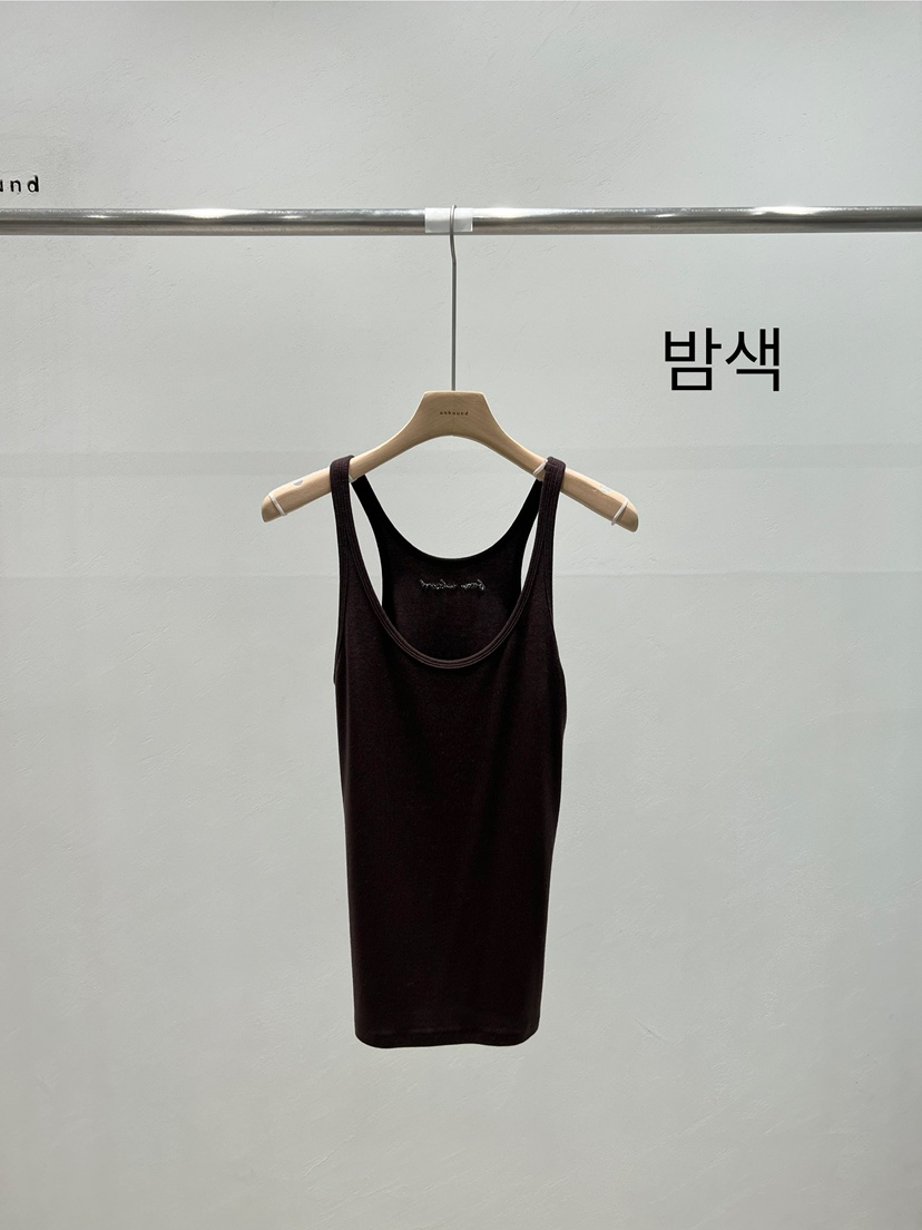 UNBOUND東大門㊣實拍女裝新款推薦熱賣真品25秋冬職業吊帶背心UNBOUND吊帶/背心圖色1栗色