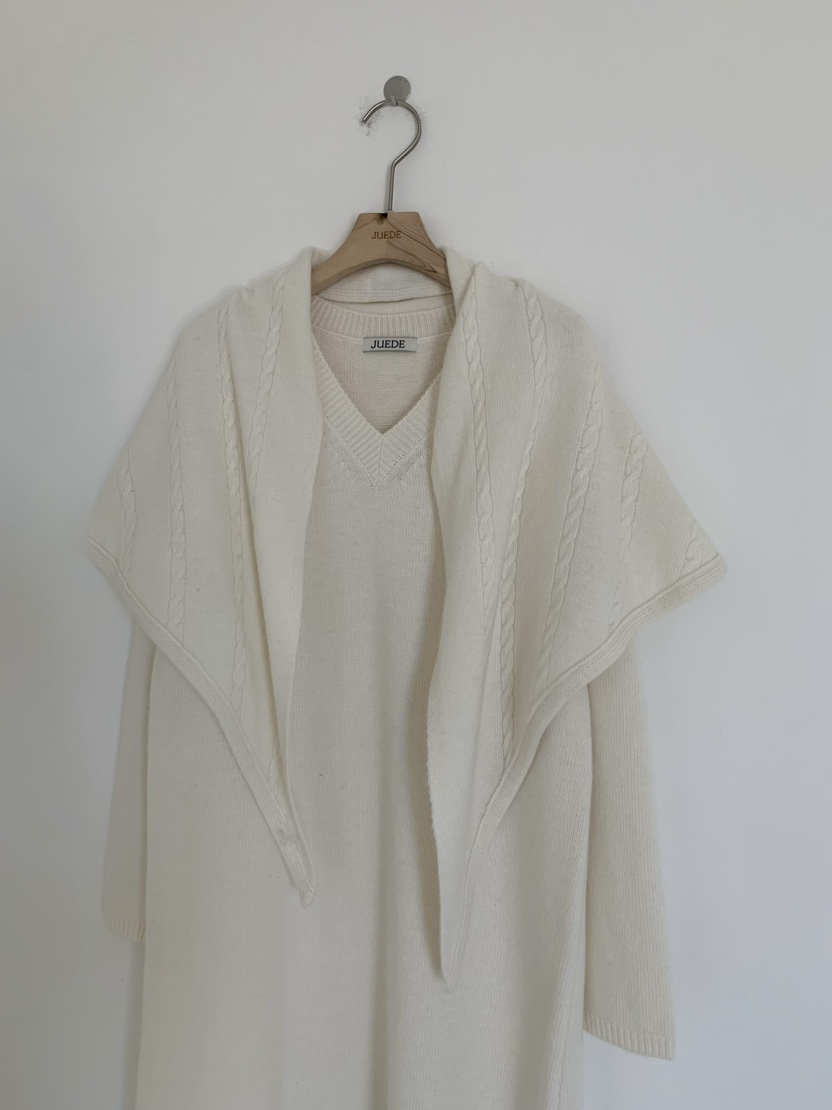 JUEDE韓國代購㊣女士新品人氣圍巾披肩披肩JUEDE圍巾/披肩圖色1