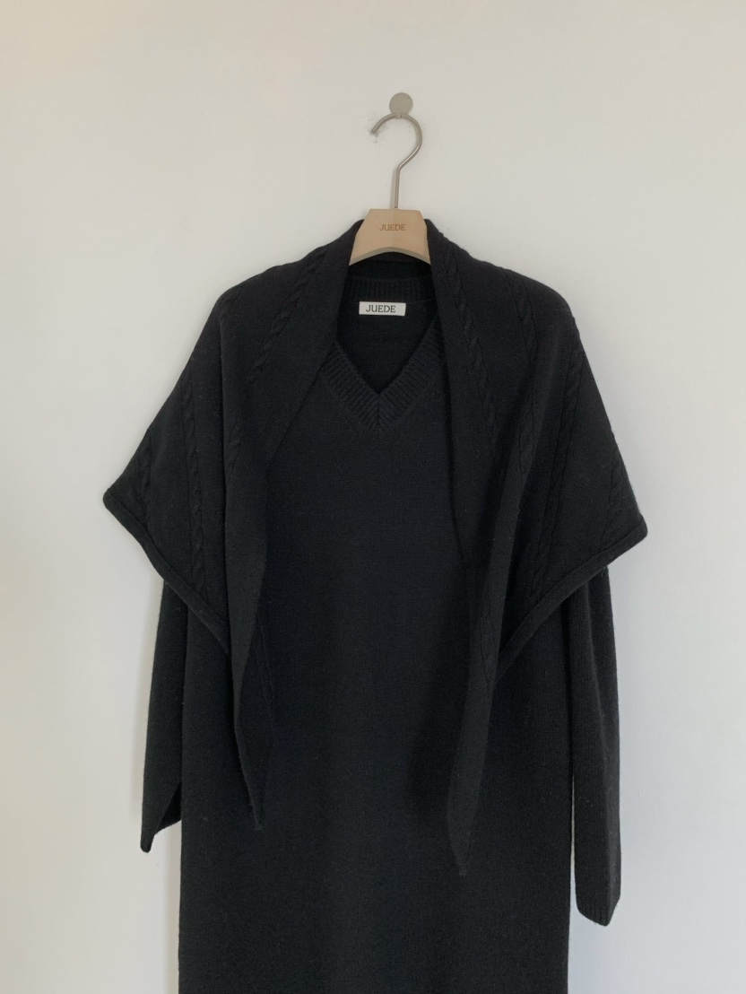 JUEDE韓國代購㊣女士新品人氣圍巾披肩披肩JUEDE圍巾/披肩圖色3