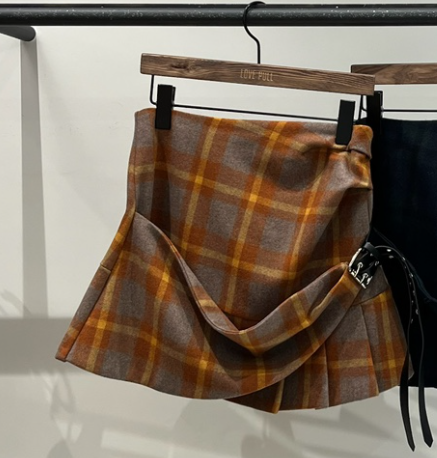 LOVE PULL韓國直郵㊣女裝新品人氣時尚熱賣職業推薦休閑短裙LOVE PULL短裙圖色1