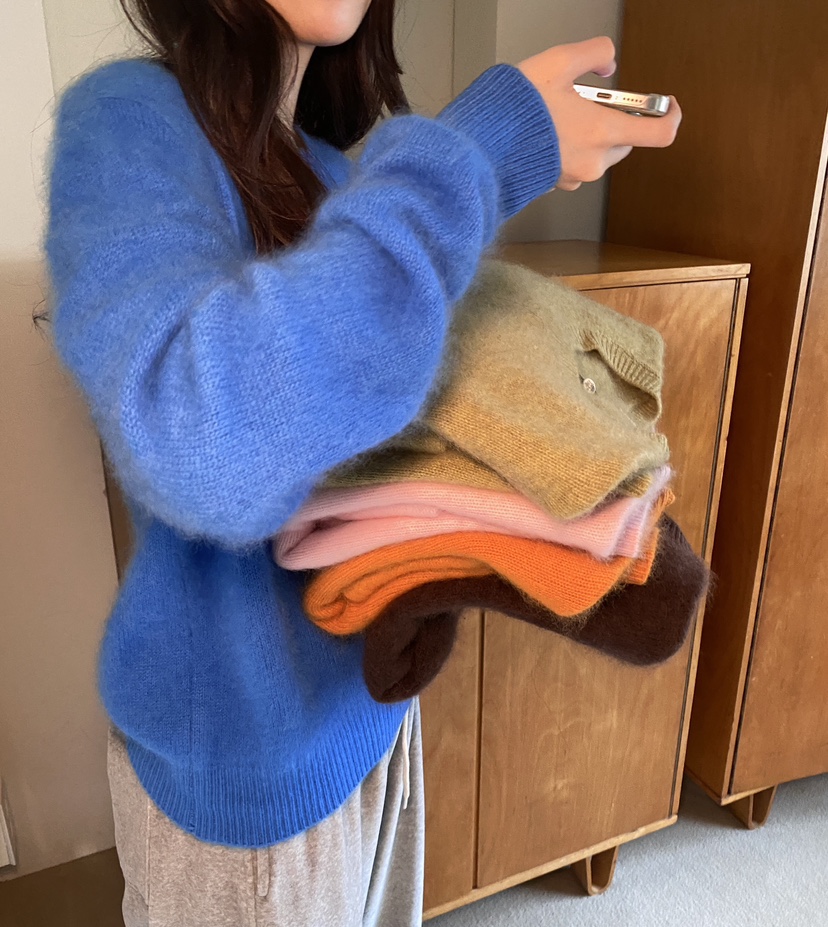 ERUME東大門㊣直郵女士新品真品人氣推薦時尚25秋冬針織衫羊絨ERUME針織衫