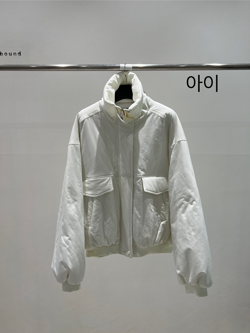 UNBOUND韓國代購㊣女裝新品人氣職業推薦熱賣休閑真品短款棉服UNBOUND短款棉服圖色2