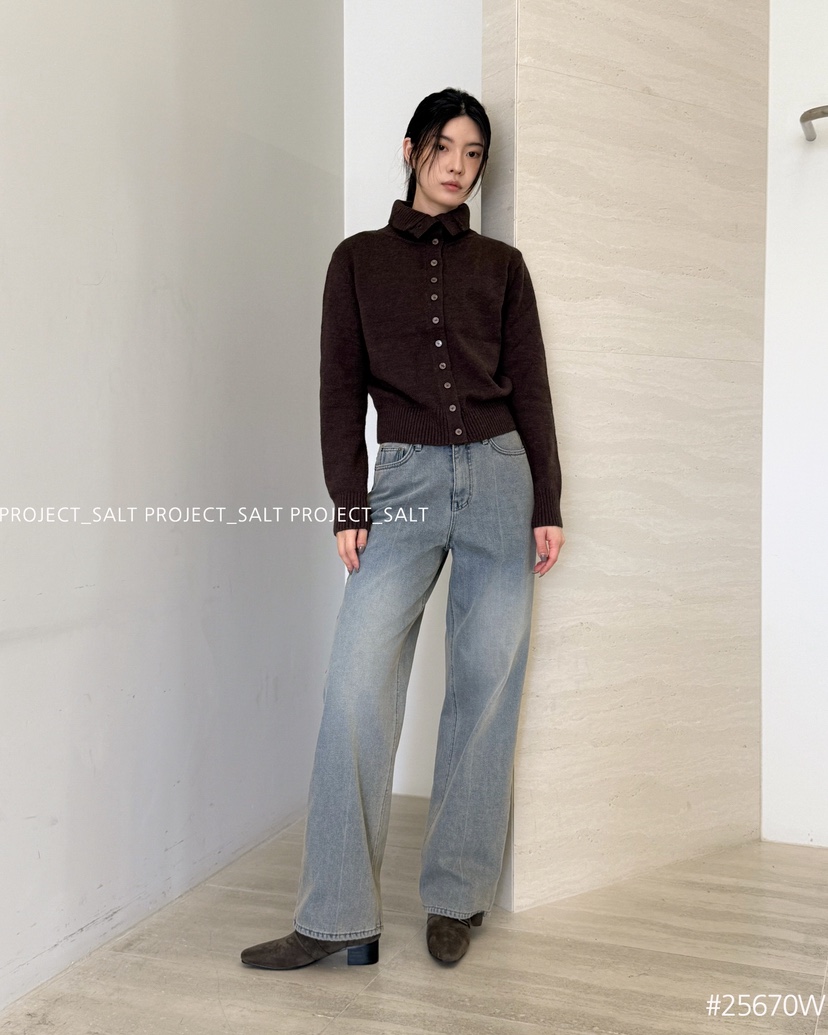 PROJECT SALT東大門㊣實拍女士新款職業牛仔褲PROJECTSALT牛仔褲