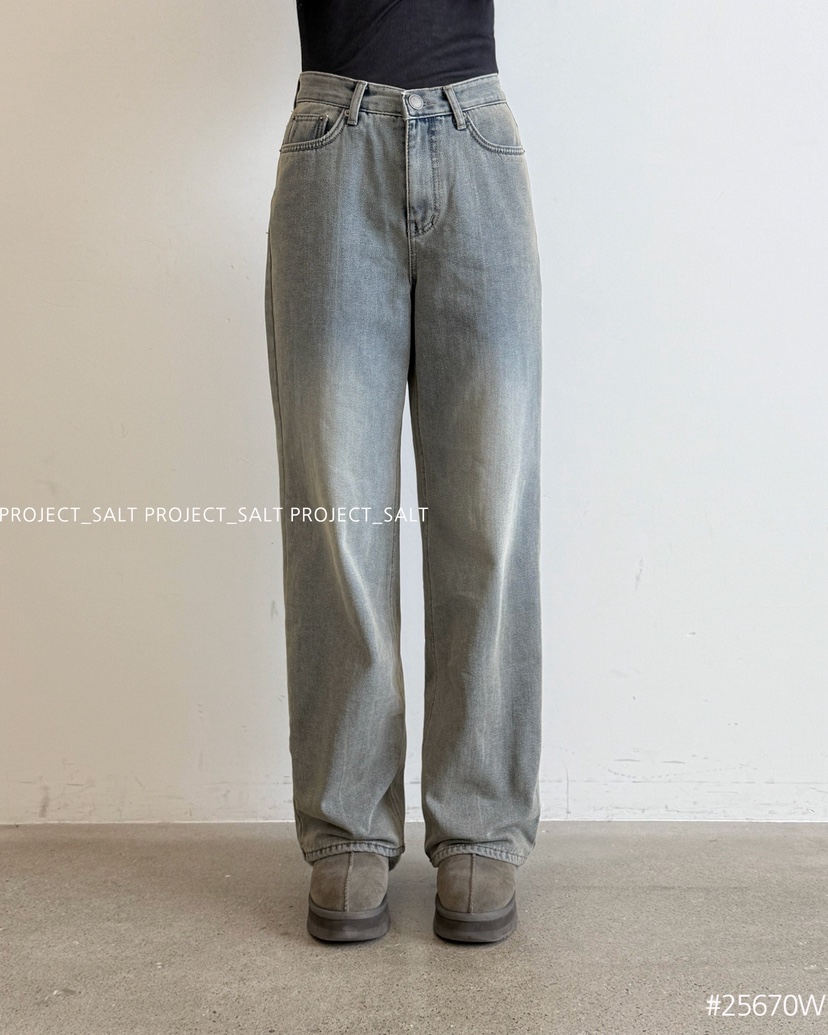 PROJECT SALT東大門㊣實拍女士新款職業牛仔褲PROJECTSALT牛仔褲