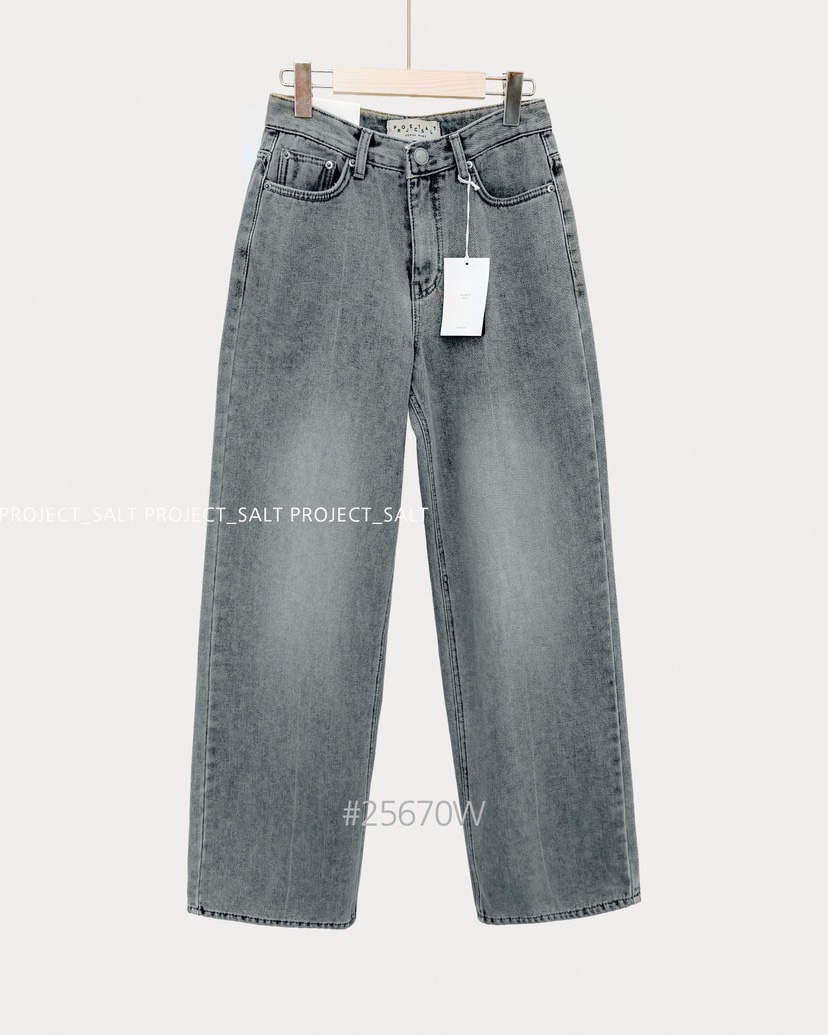 PROJECT SALT東大門㊣實拍女士新款職業牛仔褲PROJECTSALT牛仔褲圖色1