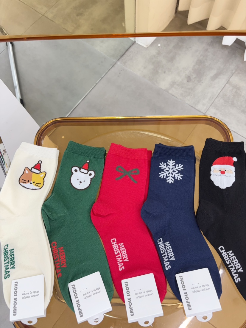 CACTUS-Q韓國直郵㊣女裝新款時尚職業25秋冬人氣真品休閑襪子CACTUS十雙起/可混搭襪子