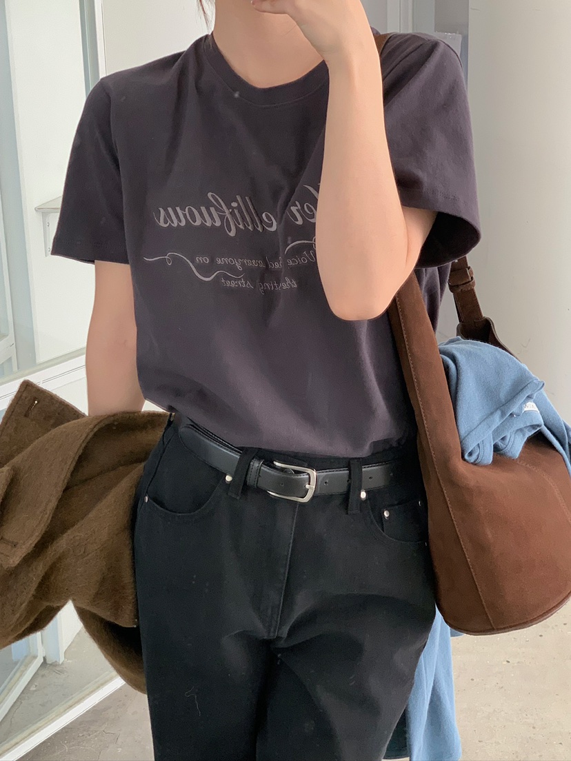 UNBOUND韓國直郵㊣女士新品時尚25秋冬熱賣真品推薦休閑T恤UNBOUNDT恤