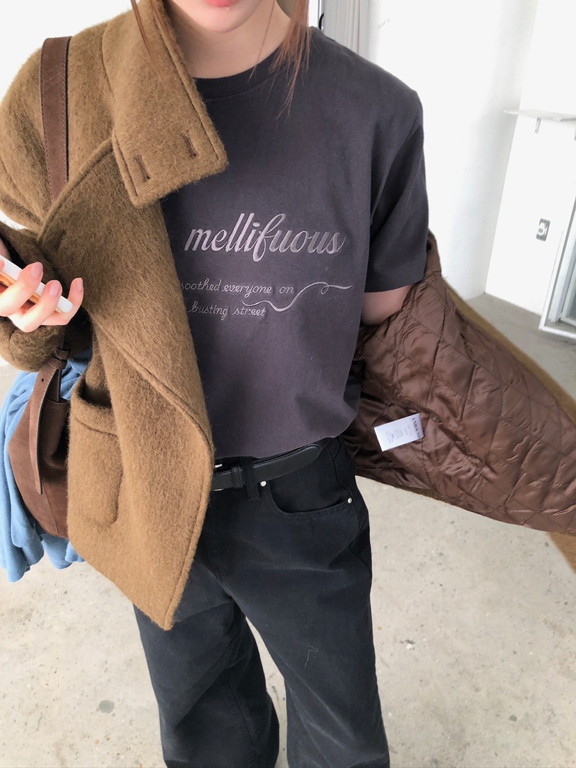 UNBOUND韓國直郵㊣女士新品時尚25秋冬熱賣真品推薦休閑T恤UNBOUNDT恤