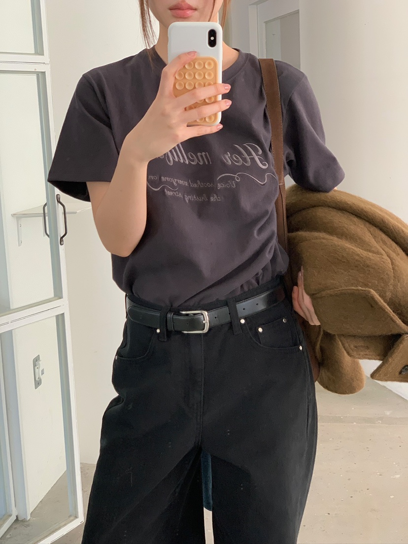 UNBOUND韓國直郵㊣女士新品時尚25秋冬熱賣真品推薦休閑T恤UNBOUNDT恤