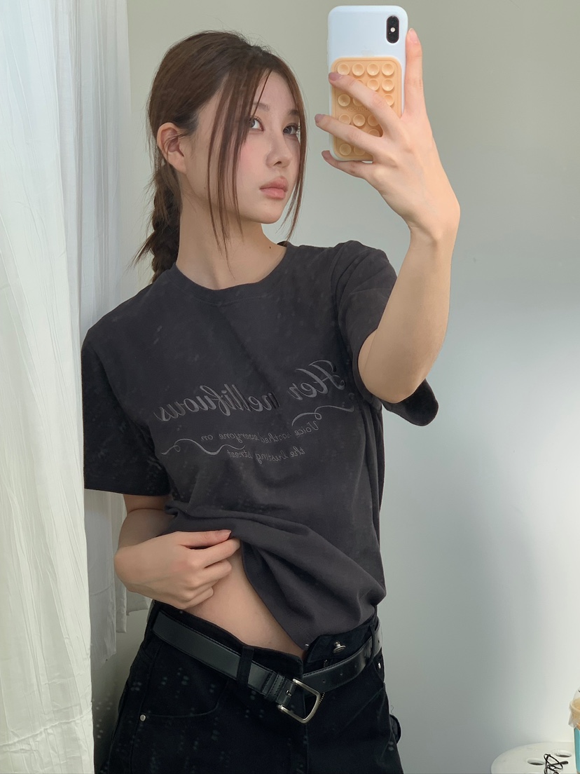 UNBOUND韓國直郵㊣女士新品時尚25秋冬熱賣真品推薦休閑T恤UNBOUNDT恤