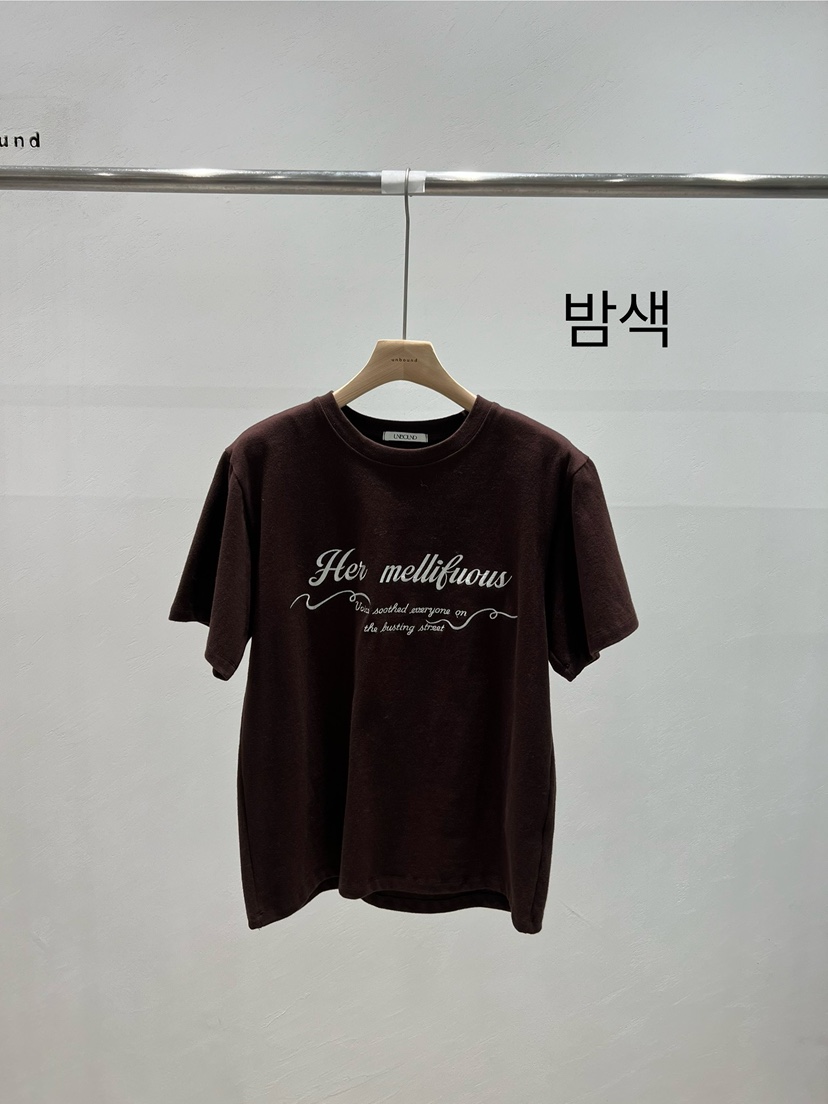 UNBOUND韓國直郵㊣女士新品時尚25秋冬熱賣真品推薦休閑T恤UNBOUNDT恤圖色4