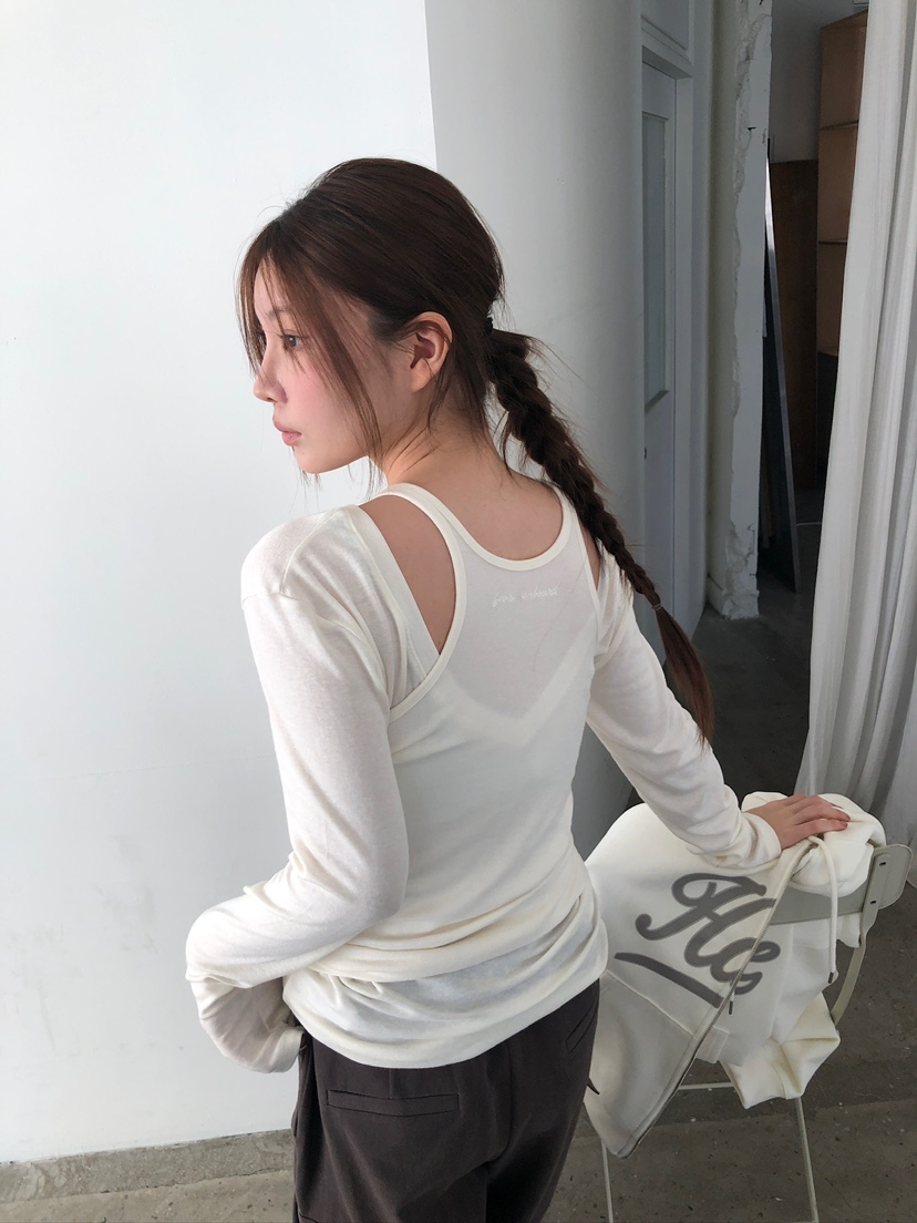 UNBOUND東大門㊣直郵女士新品休閑真品25秋冬人氣熱賣長袖T恤UNBOUND長袖T恤