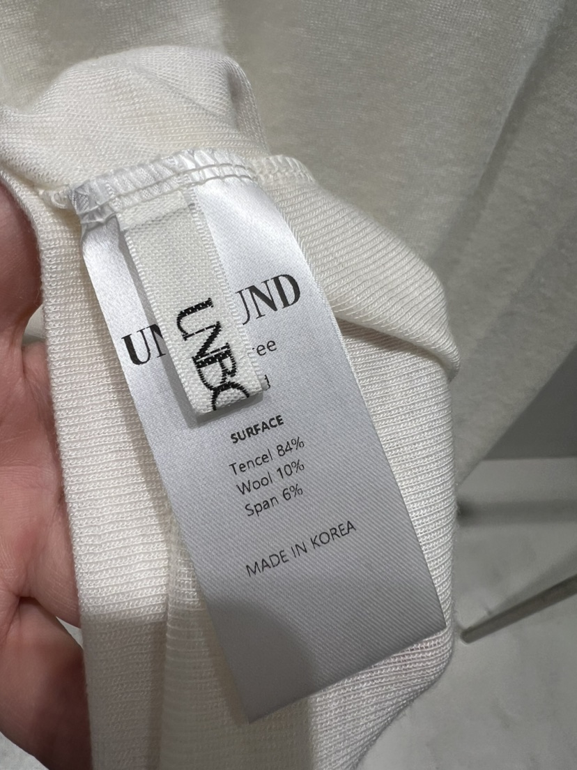 UNBOUND東大門㊣直郵女士新品休閑真品25秋冬人氣熱賣長袖T恤UNBOUND長袖T恤