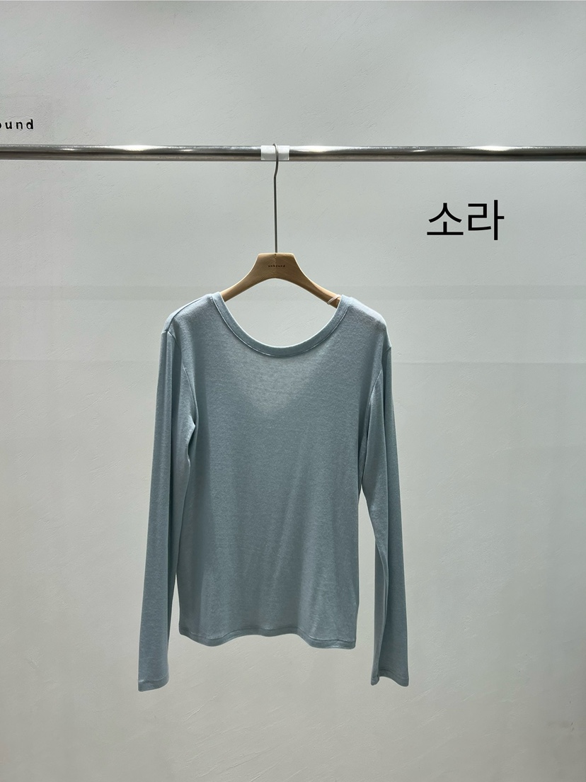 UNBOUND東大門㊣直郵女士新品休閑真品25秋冬人氣熱賣長袖T恤UNBOUND長袖T恤圖色3