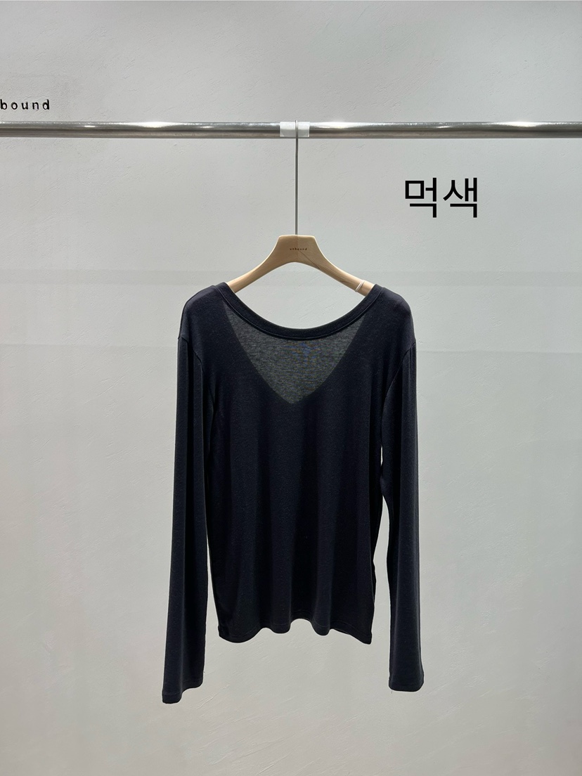 UNBOUND東大門㊣直郵女士新品休閑真品25秋冬人氣熱賣長袖T恤UNBOUND長袖T恤圖色4