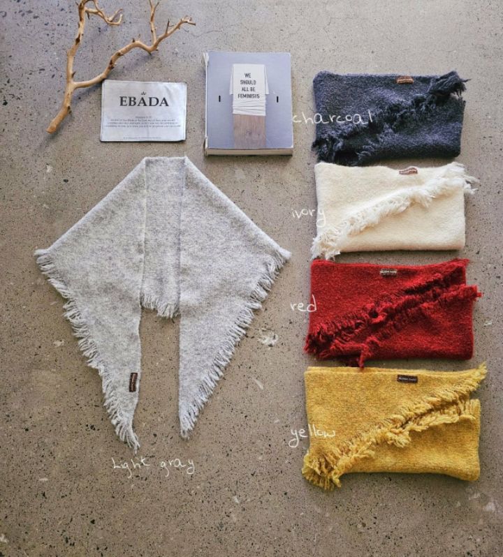 EBADA東大門㊣實拍女裝新品熱賣職業25秋冬人氣圍巾披肩披肩EBADA圍巾/披肩