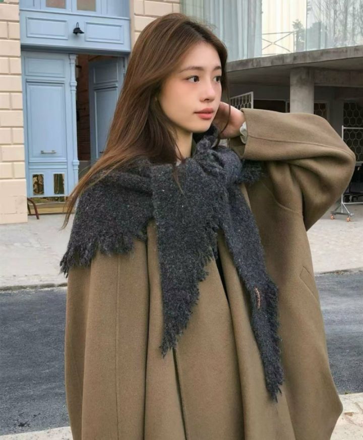 EBADA東大門㊣實拍女裝新品熱賣職業25秋冬人氣圍巾披肩披肩EBADA圍巾/披肩